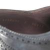 Great CARMINA Leather shoes SIMPSOM Medallion Straight Tip Navy mens 8 Used