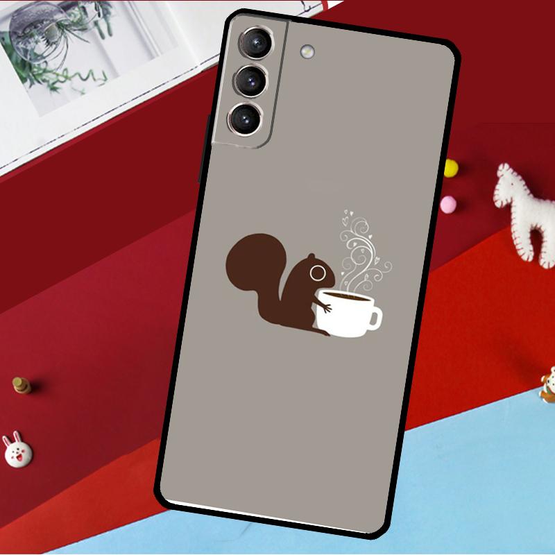 Cartoon Animal Squirrel Funda For Samsung Galaxy S25 S23 S22 S20 S24 Ultra S9 S10 Plus S21 FE S25 FE Phone Case
