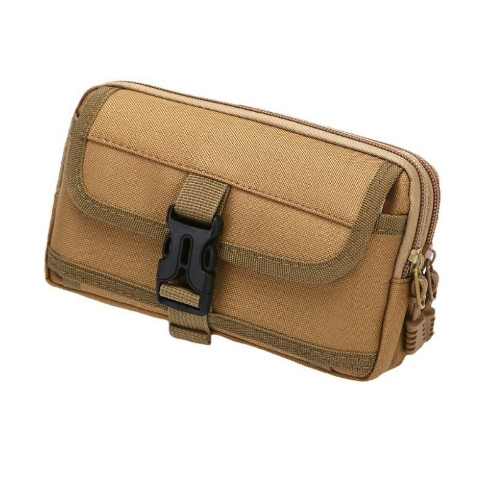 Nylon Colth Belt Waist Bag Double Layer Phone Purse Men Phone Pouch Mobile Phone Bags Camping