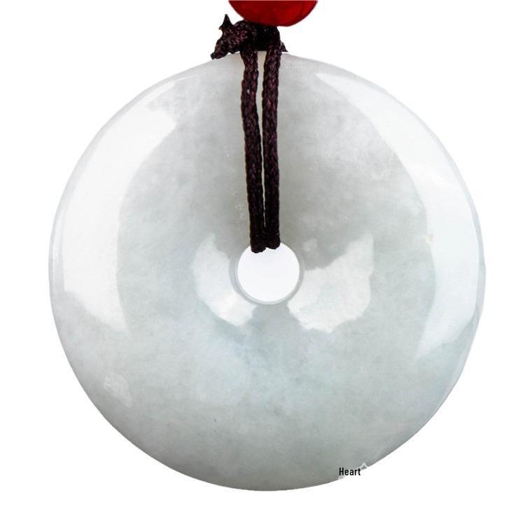 Myanmar Type A Jadeite 'Ping An Kou' Pendant Accessory