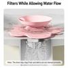 Flower Shaped Drain Plug Reusable Sink Drain Cover New Basin Stopper  Bathroom Basin Use