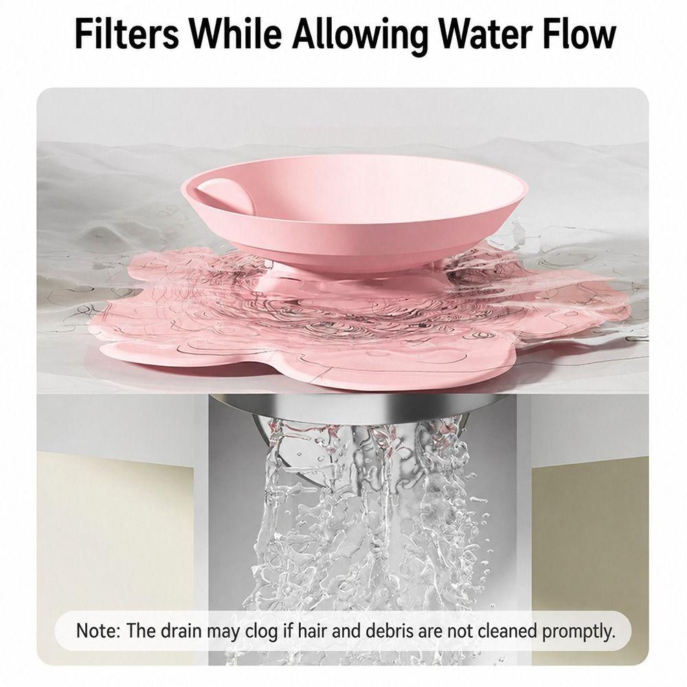 Flower Shaped Drain Plug Reusable Sink Drain Cover New Basin Stopper Bathroom Basin Use