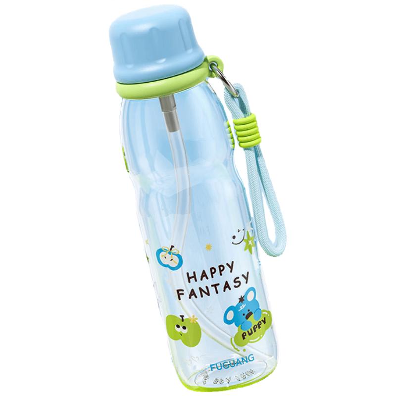 Fuguang Tritan Straw Sports Water Bottle