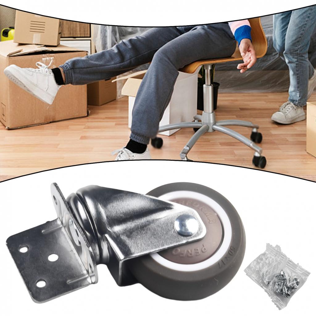 Leichtgängige, geräuscharme Schwenkräder für Möbel, Stühle, Kinderbetten, Schwerlastrollen