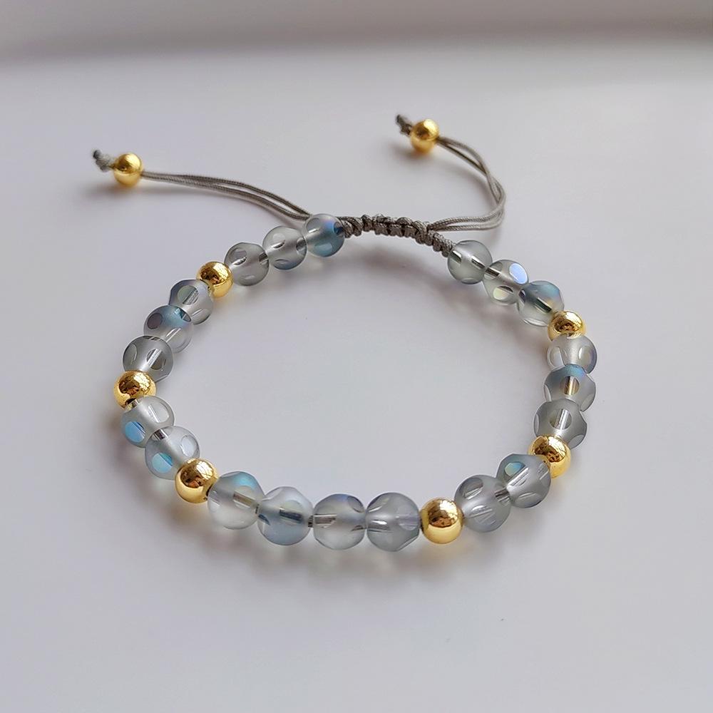 European and American Multi-Layer Crystal Beaded Bracelet for Women – Fashionable Polymer Clay Design