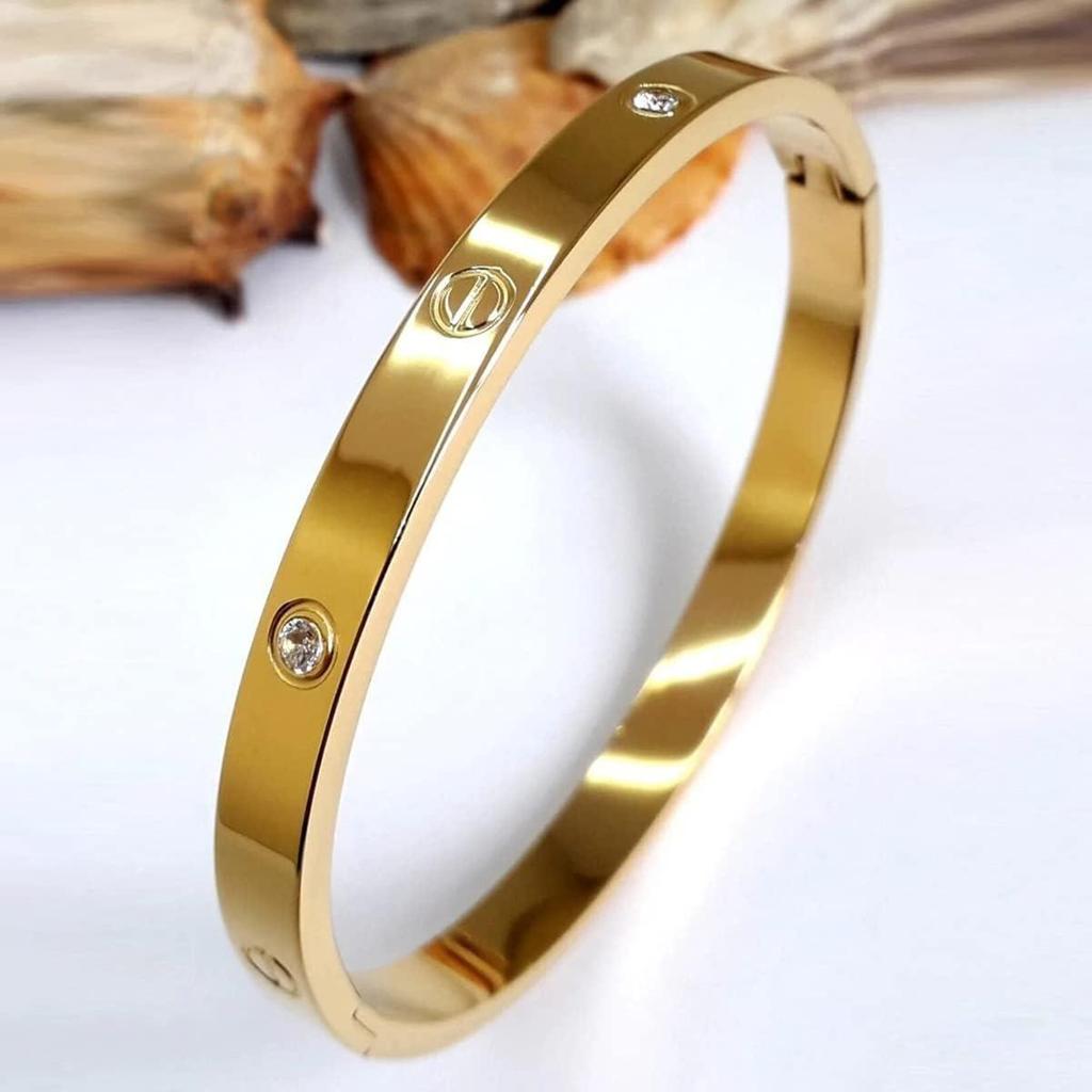 Bracelet for Women Bangles Anti Tarnish Stylish Adjustable Bracelet for Girls Rose Gold Kada for Women
