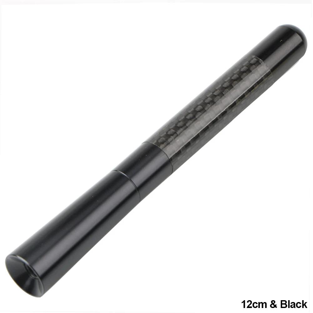 12cm Carbon Fiber Short Radio Antenna Fit for BMW Ford Focus Peugeot Citroen Opel Skoda Toyota Dodge Etc Car Antenna Car Styling