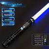 Interactive Color-Changing Light-Up Metal Laser Sword Toy for Performances