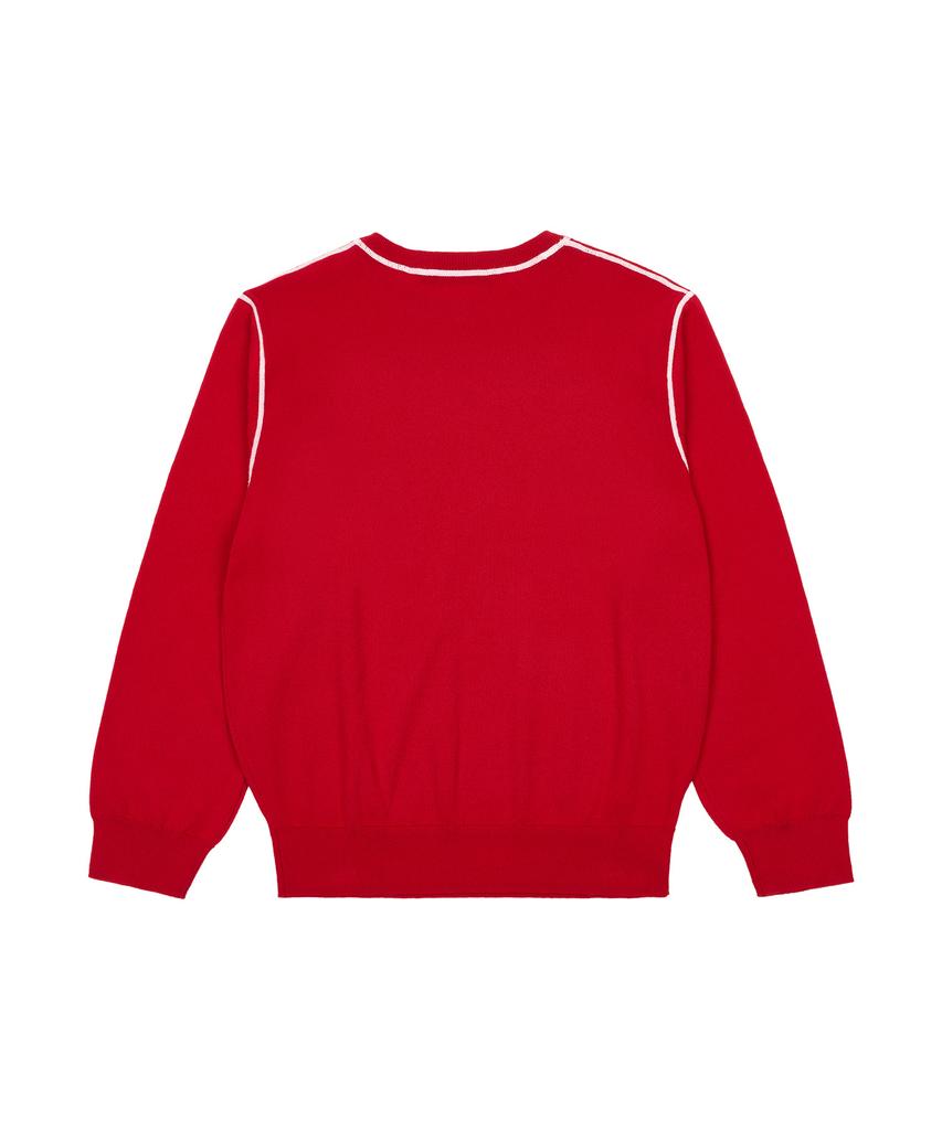 UNIVERSE GARMENT Soft Daily Knit_Red
