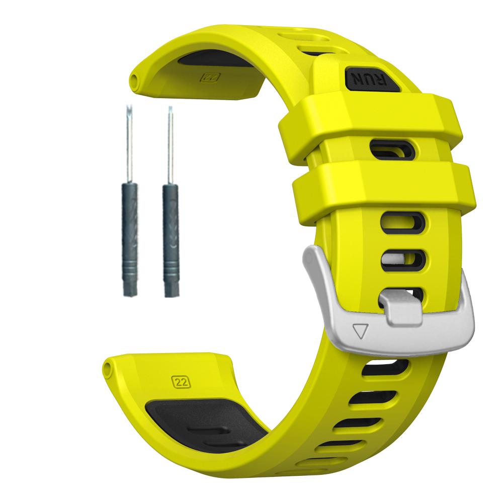 Silikon-Uhrenarmband für Garmin Forerunner 970 965 955 945 935 745 Sport Ersatz-Armband Gummi-Armband Zubehör