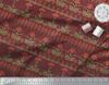 Soimoi Cotton Cambric Fabric Leaves & Floral Artistic Print Fabric by the Metre 42 Inch