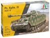 PLATZ Italeri WWII German Panzer IV H Aluminum Gun Barrel with 2 Plastic Model Kit IT6578 1/35 Ausf. Figures, (Tank)