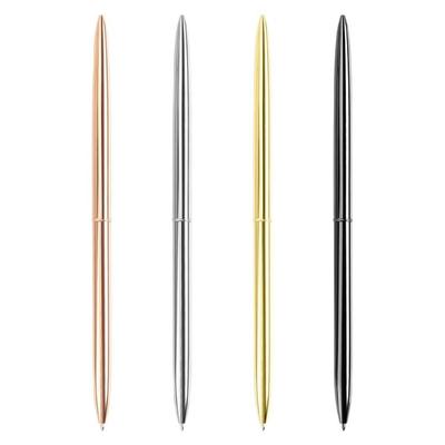 6Pcs Twist To Open Close Metal Ballpoint Pen Office Signing Pen for Office School 1.0mm Pen Tip Smooth To Write