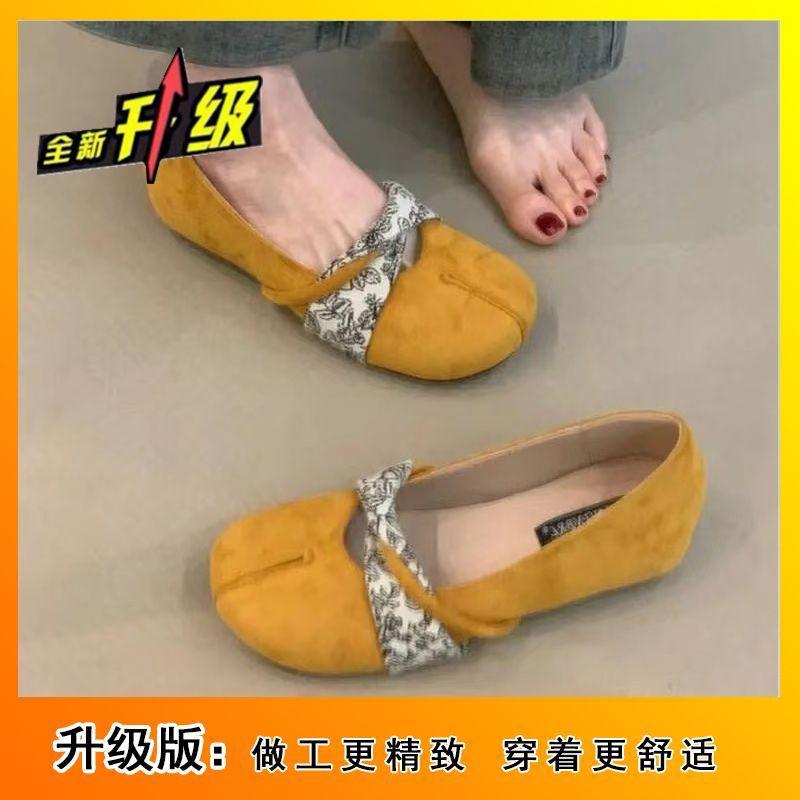 Matching skirts is not tiring, ballet Mary Jane shoes, summer new French stunning inner height increase single shoes for women
