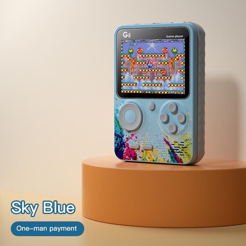 Портативная игровая консоль G5: 500 Классических Игр, Ретро Игрушка для Двоих Игроков для Детской Ностальгии