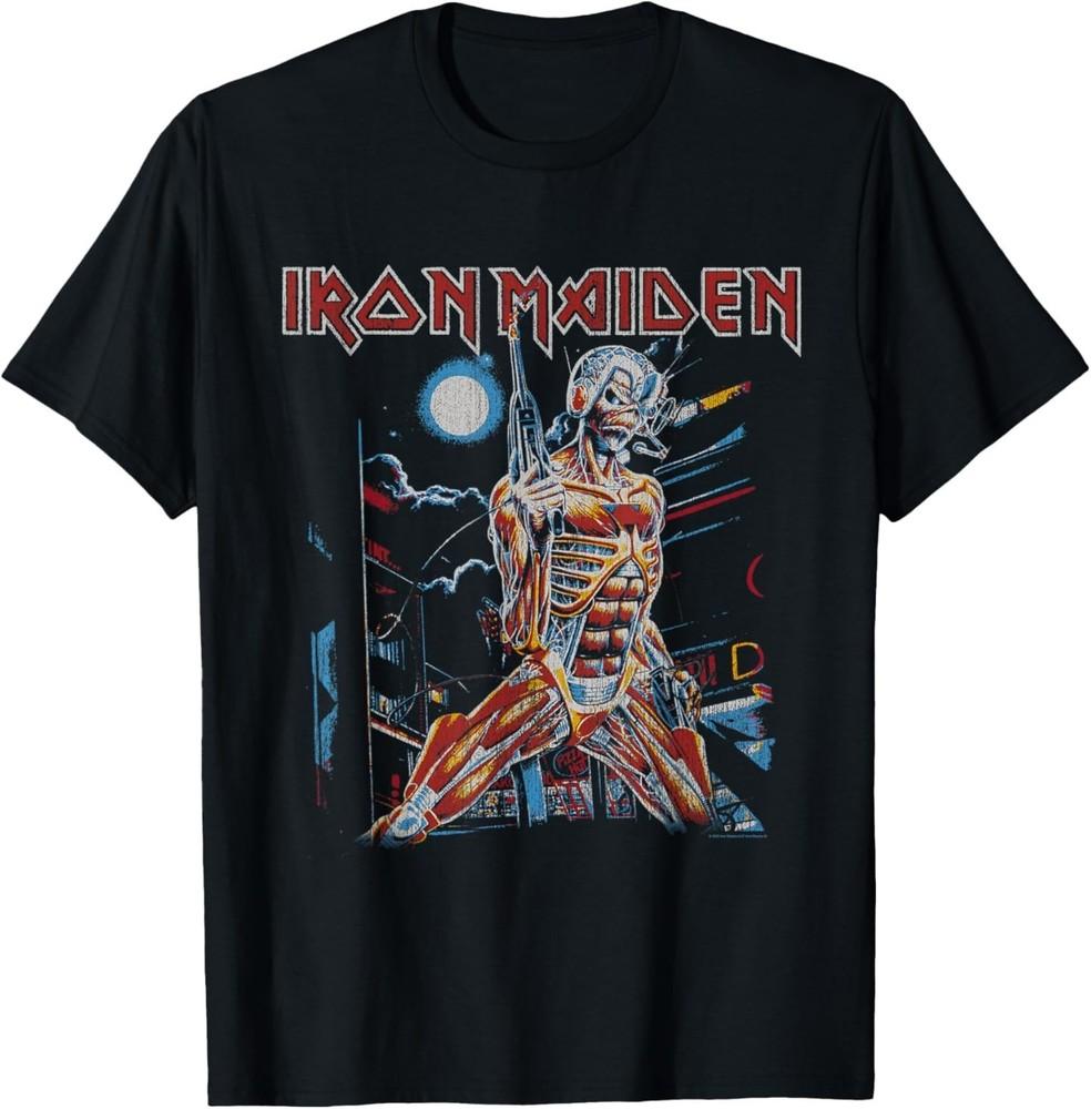 Iron Maiden - Vintage Cityscape T-Shirt Unisex T-Shirt XXL