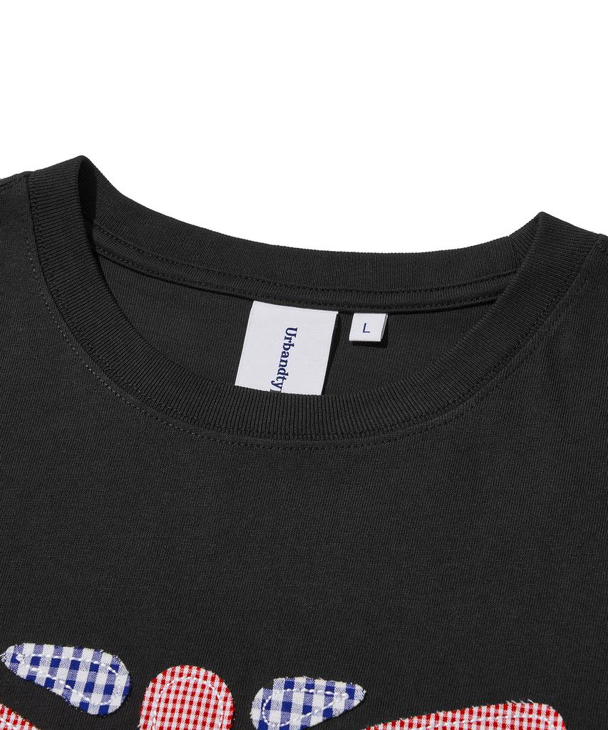 Urban Ditype Union Jack Applique T-Shirt_Black