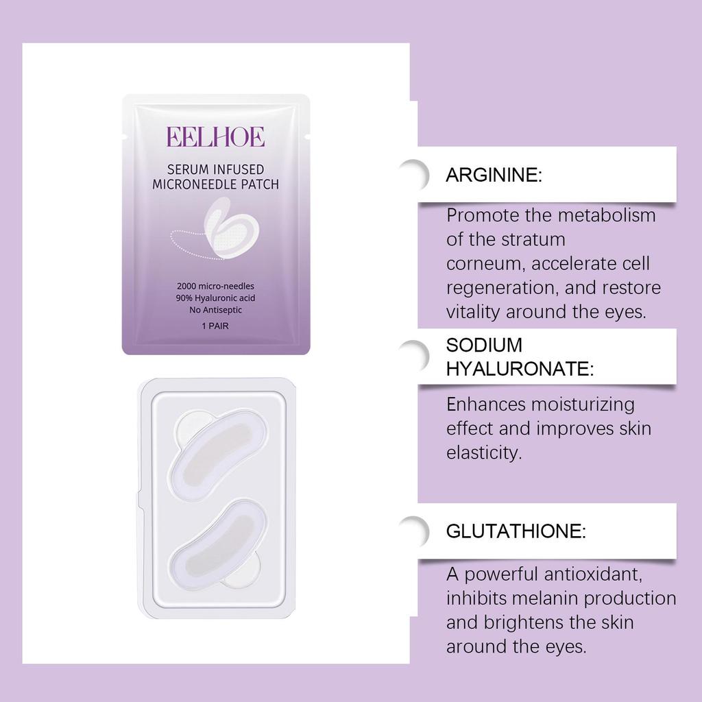 EELHOE Anti-Wrinkle Eye Mask (1 Piece): Reduces Fine Lines, Anti-wrinkle and Anti-aging, Brightens the Eye Area, Moisturizes and Firms