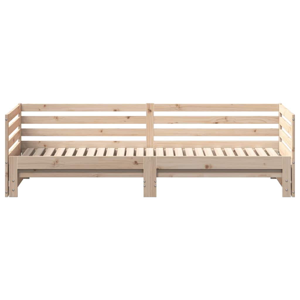 Daybed with Pull Out Bed Without Mattress 80 X 200 Cm