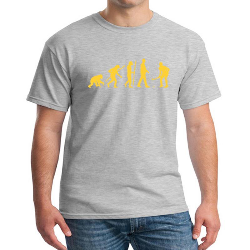 Evolution Field Hockeyer Unisexs Print Tshirt 100 Cotton Male Tops Tee Casual Popular Fashion Oneck T Shirt Harajuku Streetwear