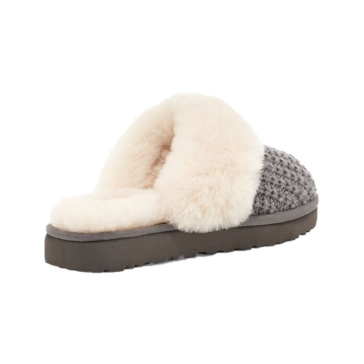 UGG Przytulne Kapcie Grafitowe Damskie Sneakersy Szare 1117659-CHRC