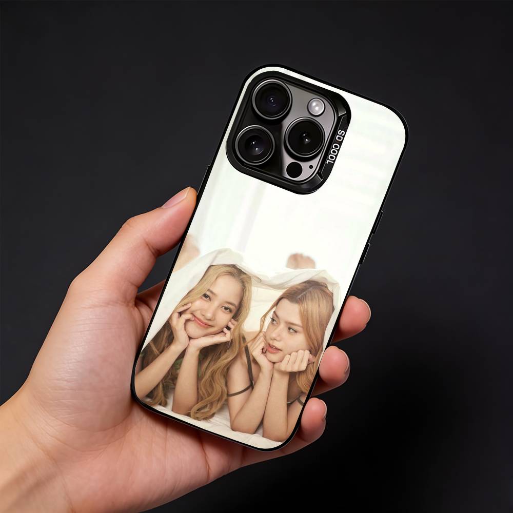 F-Freen Sarocha F-Freenbecky Phone Case For iPhone17, 16,15,14,13,12 Pro Max Black Candy Matte Shockproof Cover iPhone15promax