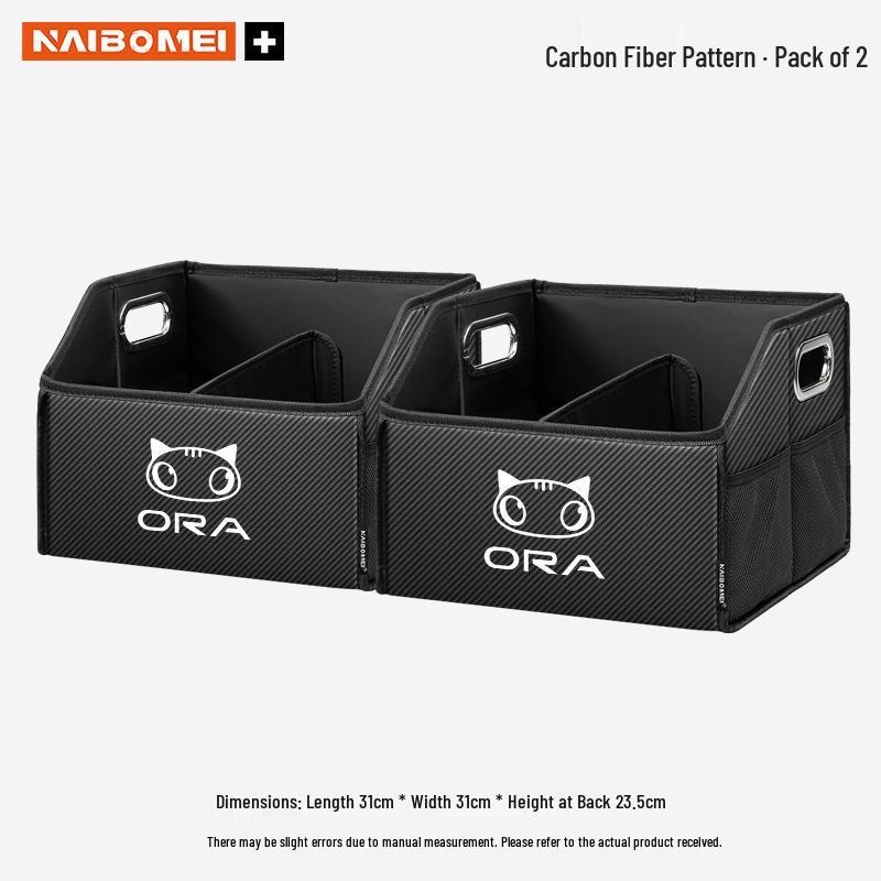 ORA Cat Car Trunk Foldable Storage Box: Versatile Storage for Good Cat, Ballet Cat, Lightning Cat, and Punk Cat Models.