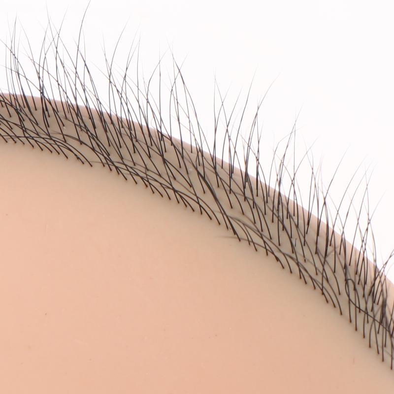 1Pcs Eyelash Practice Silicone Model With Realistic Eyelash Extensions, Reusable Training Eyelid-Eyelash Extension Tool