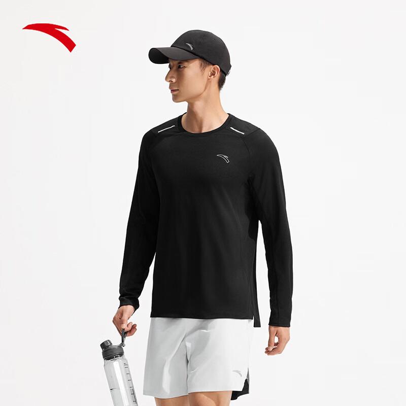 Anta Men's Quick-Dry Long Sleeve Running T-Shirt