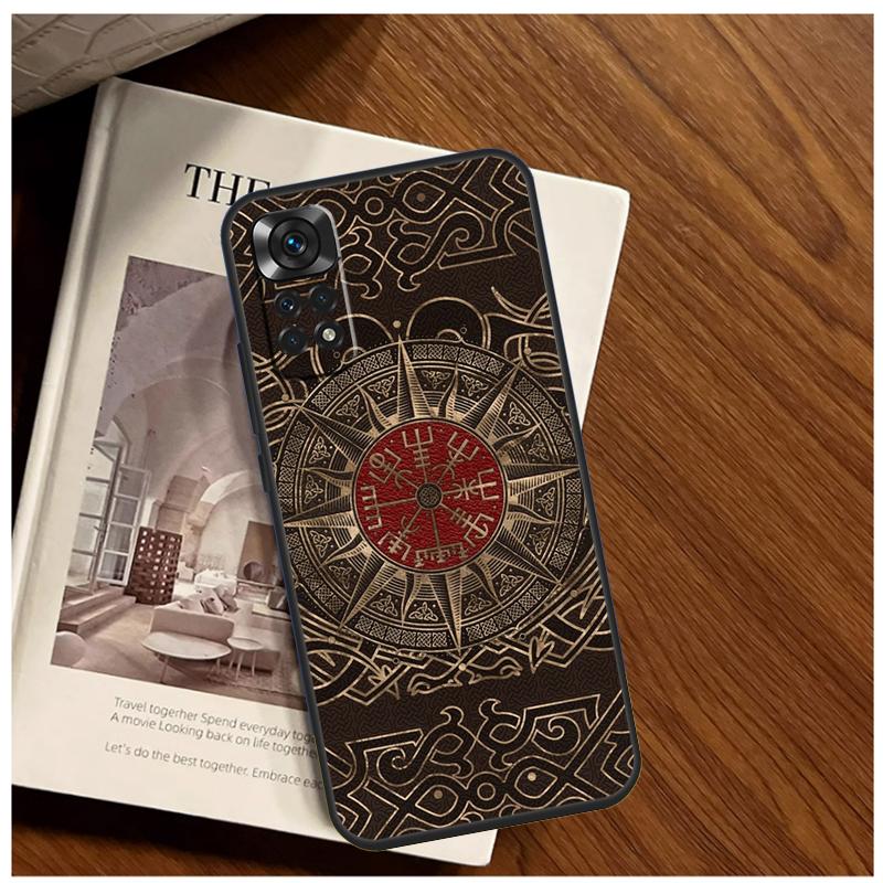 Compass Case For Xiaomi Redmi Note 13 14 9 10 11 12 15 Pro Plus Cover For Redmi 15 C 14C 10C 12C 13C