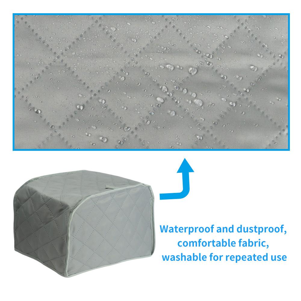 Toaster Cover, 2/4 Slice Wide Slot Toaster Dust Cover Washable Dustproof Toaster Oven Cover for Cuisinart Kitchenaid Bread Cover