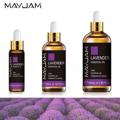 MAYJAM 10ml/30ml/100ml Lavender Pure Essential Oil Humidifier Fragrance Air Freshening Improve Sleeping Spa Body Care Water Soluble Oil