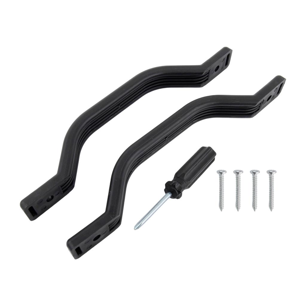 Heavy Duty For RV Grab Handle Black Color Molded Finish with Mounting Screws