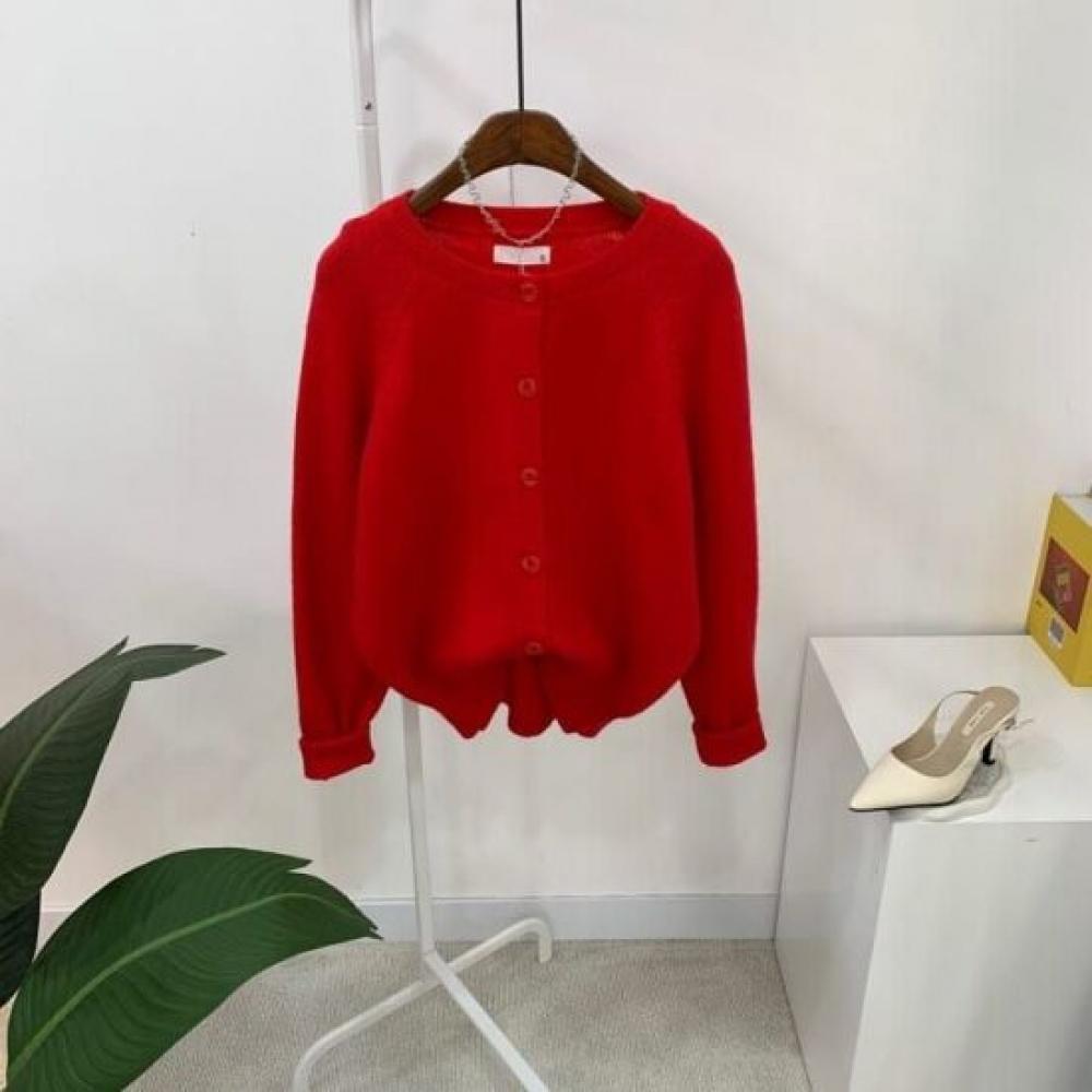 C S In The Room Women Geo baSiC Raglan Long Sleeve Knit Cardigan 9Color