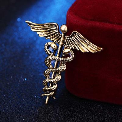 Fashion Retro Metal Collar Clothing Angel Wings Badge Brooch Pins Jewelry Corsage Accessories