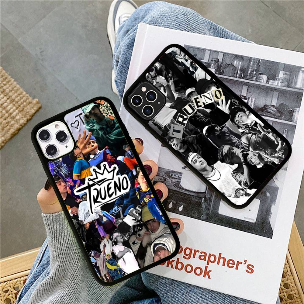 T-Trueno Rapper For IPhone 17 16 15 14 13 Pro 12 11 Pro Max Hard PC+TPU Phone Cases Back Cover