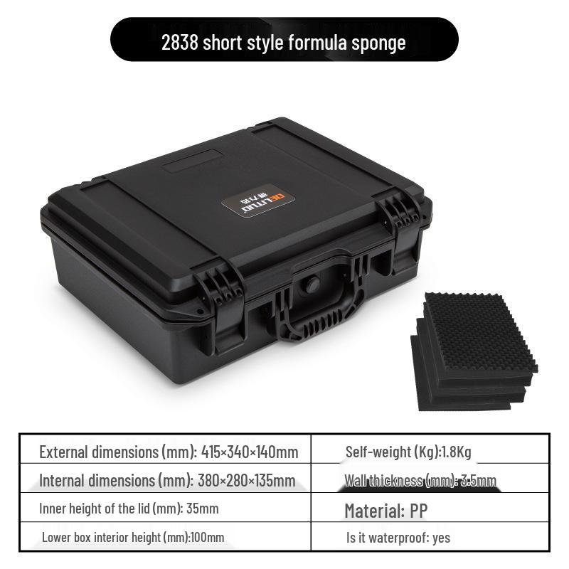 קופסת הגנה מפלסטיק עמידה למים ועמידה בפני זעזועים למצלמה וציוד