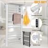 Bathroom Towel Warmer With Digital Display Thermostat Switch Temperature Sensor Controller Timer  For Steel Pipe Bathroom Heatin