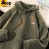 JEEP SPIRIT Men's Fleece Lined Hooded Pullover