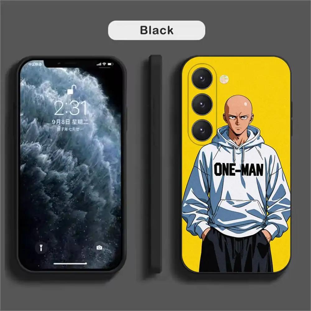 O-One P-Punch Anime Man  Phone Case For Samsung Galaxy A52 A42 A32 A22 A12 A02S A72 A73 A51 A41 A31 A21S A71 A40 A30S A20S