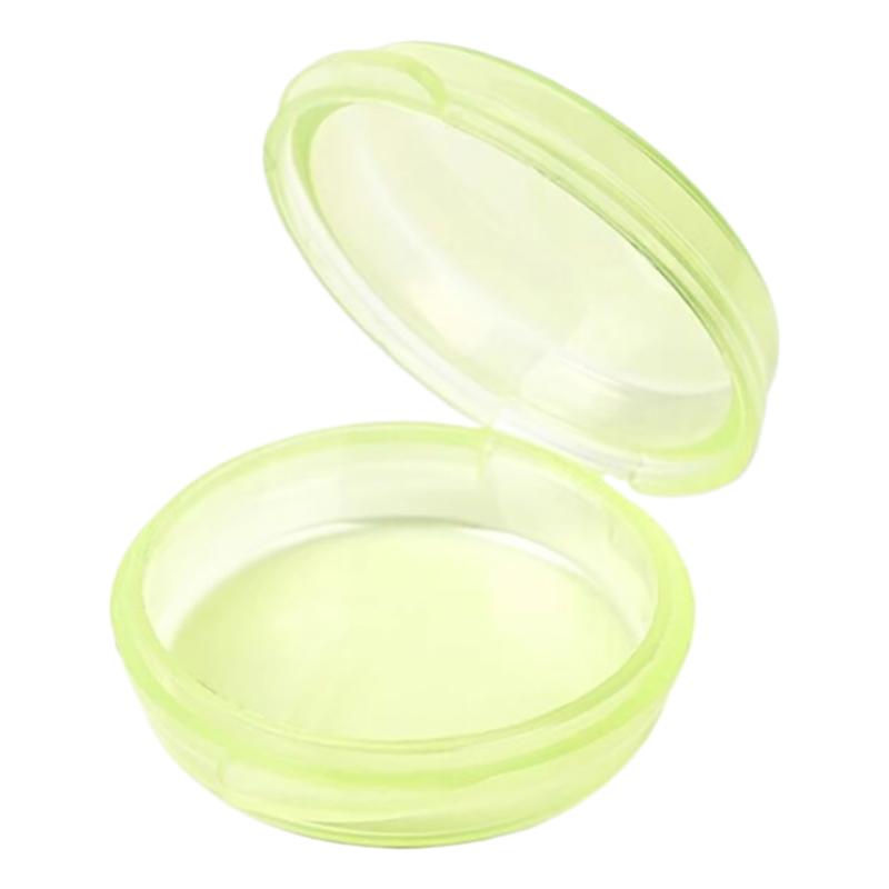 1Pc Mini Round Plastic Box Pill Jewelry Storage Box Container Storage Box Portable Travel Storage Box