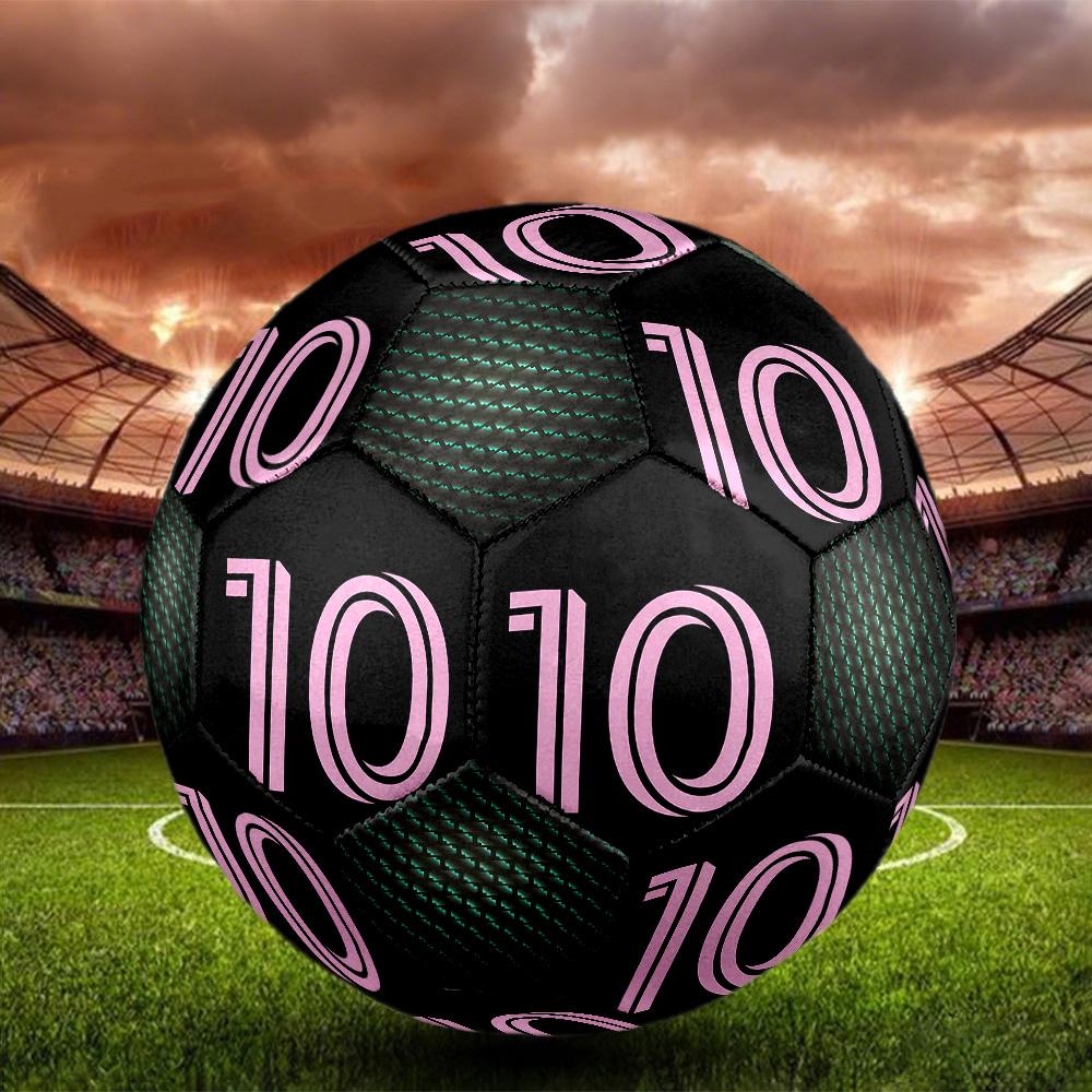 1pc Miami Messi and LeBron James  Football Soccer Ball Size 5 Indoor Soccer Ball Fashion Colorful  Backyard Game -Great For Sports Fans Gift
