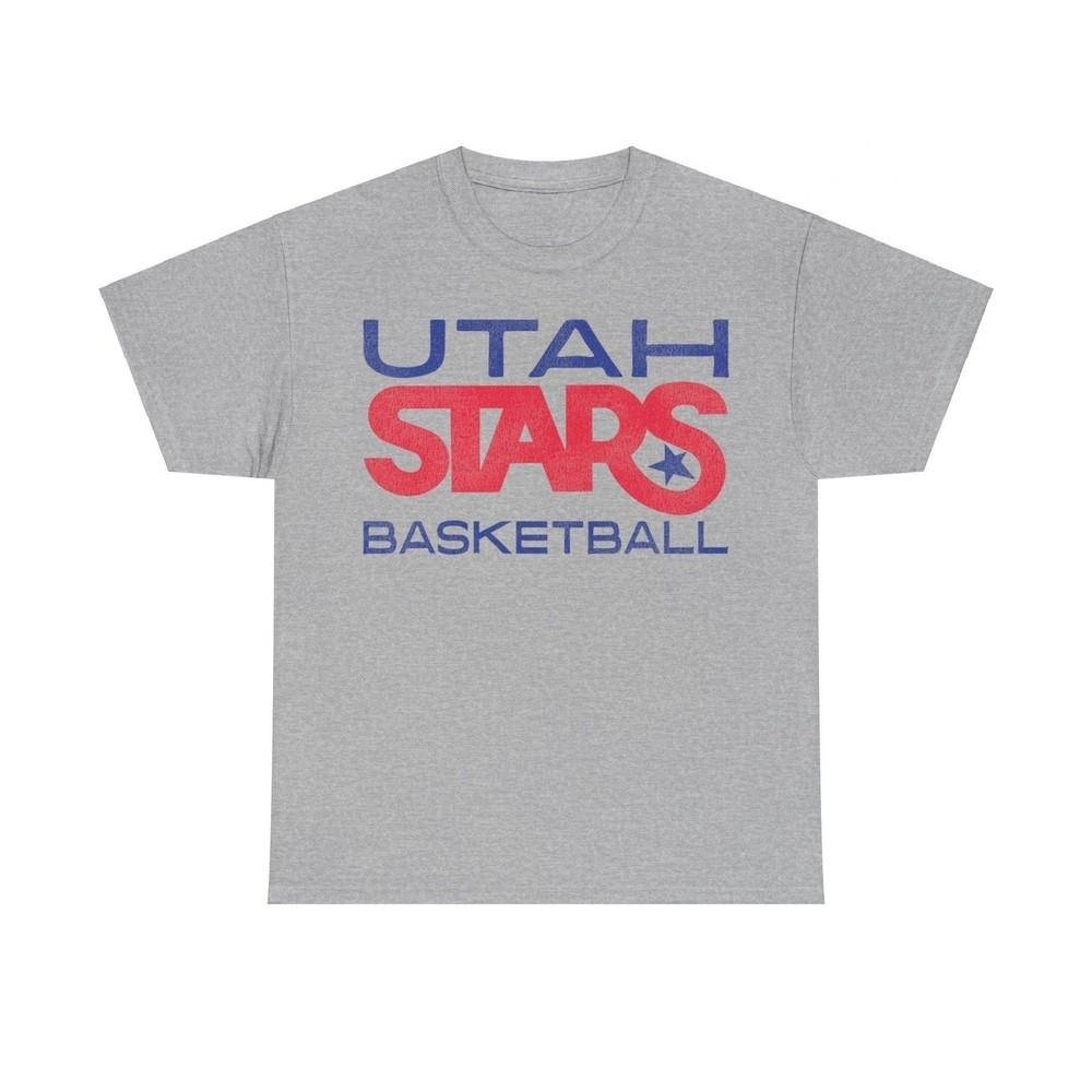 

Utah Stars Basketball Team Logo T-shirt 3XL