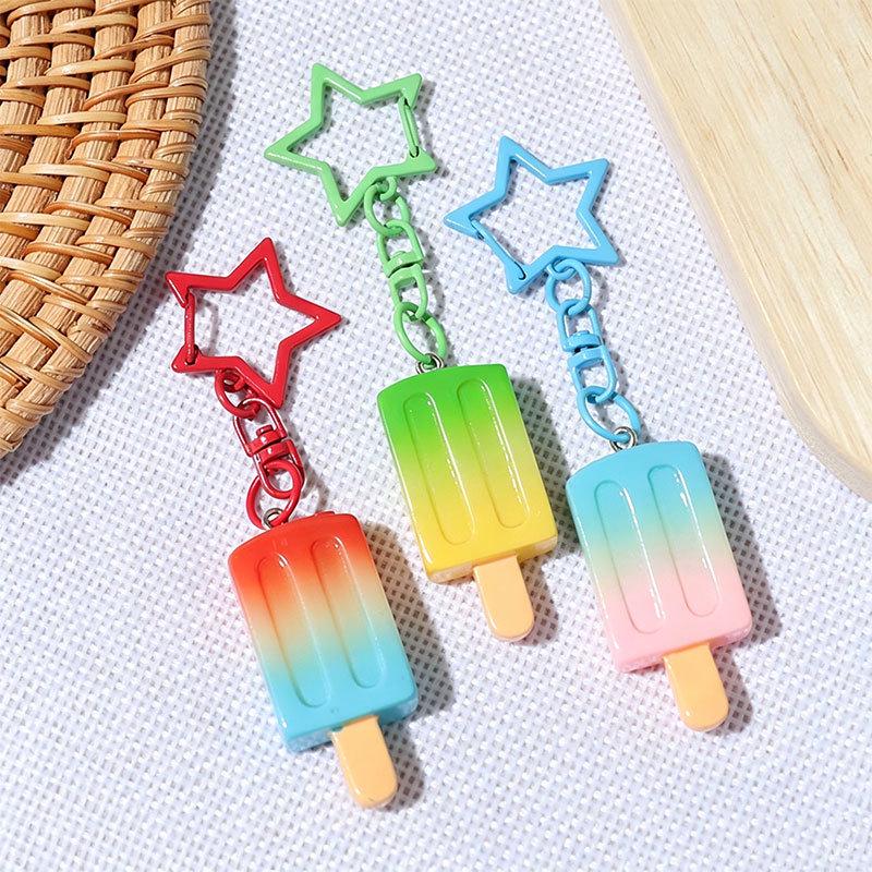 Ice Cream Popsicle Resin Pendants for DIY Keychains & Bag Accessories