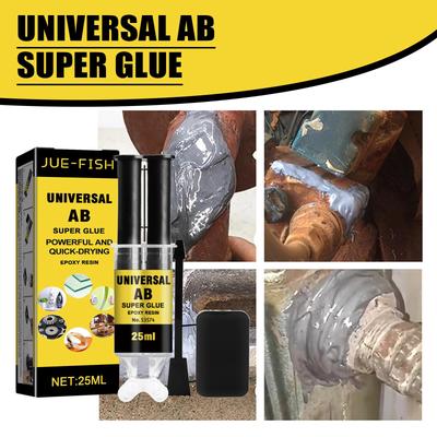25ml Epoxy Resin AB Glue Waterproof Instant Fast Adhesive Repair Strong Super Liquid Glue for Wood Plastic Metal Glue Welding