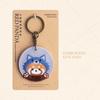 Creative Animal Pendant Double-sided Embroidery Costumed Red Panda Pendant  Zoo Gift