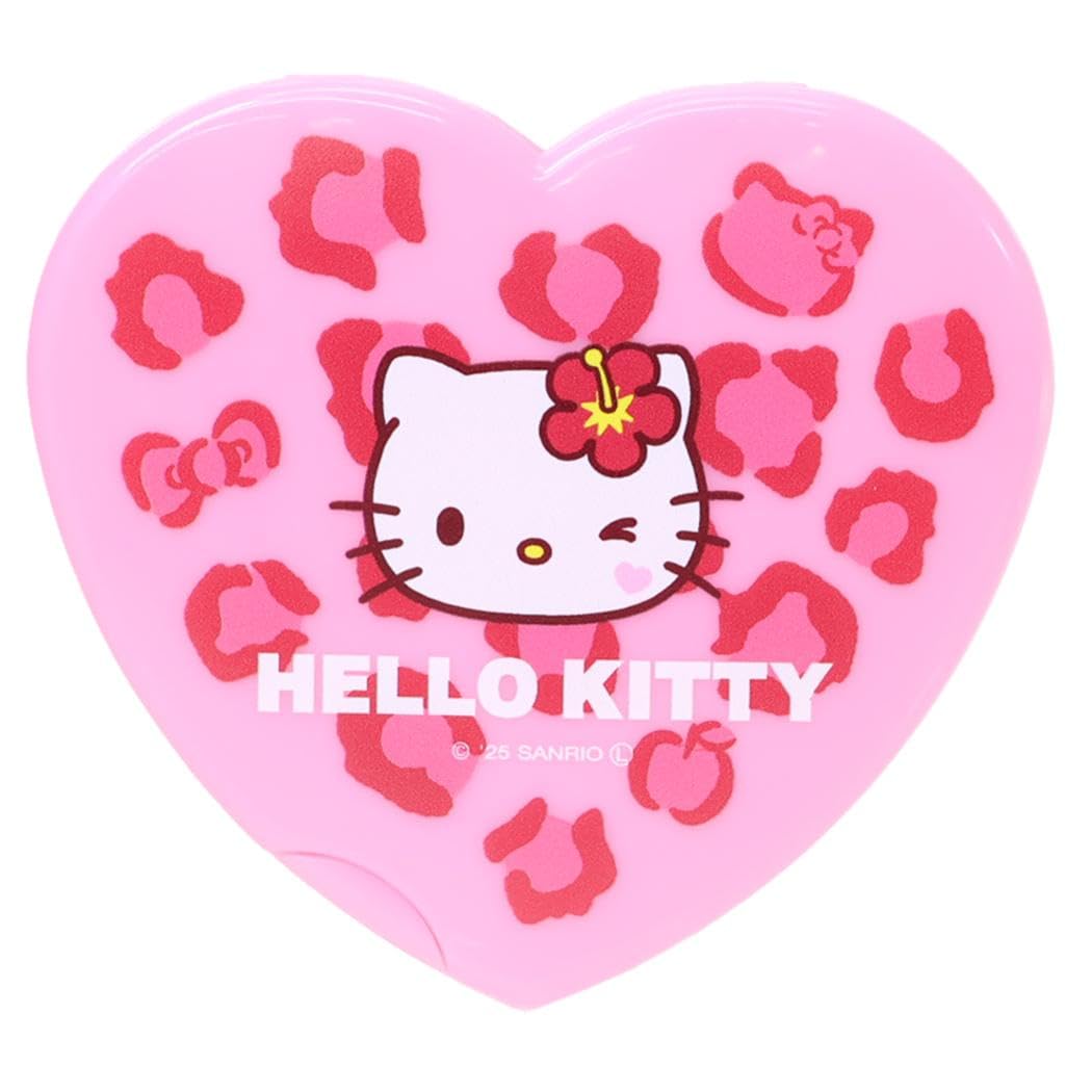 Зеркало-расческа в форме сердца Sanrio Y2KHello Kitty