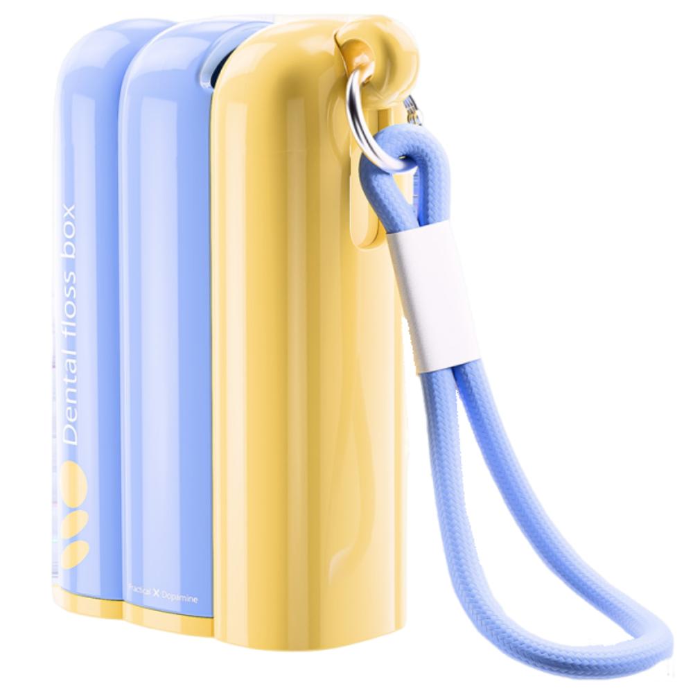 Press-on Automatic Pop Dental Floss Box Dustproof Floss Dispenser Floss Stick Organizer Restaurant