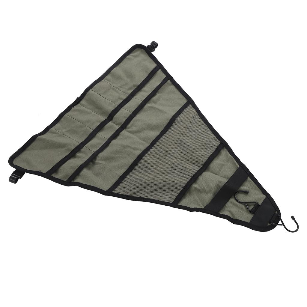 Geschirr Aufbewahrungstasche Faltbar Verstellbar Mehrere Taschen Bestecktasche für Rucksacktouren BBQ Camping Wandern