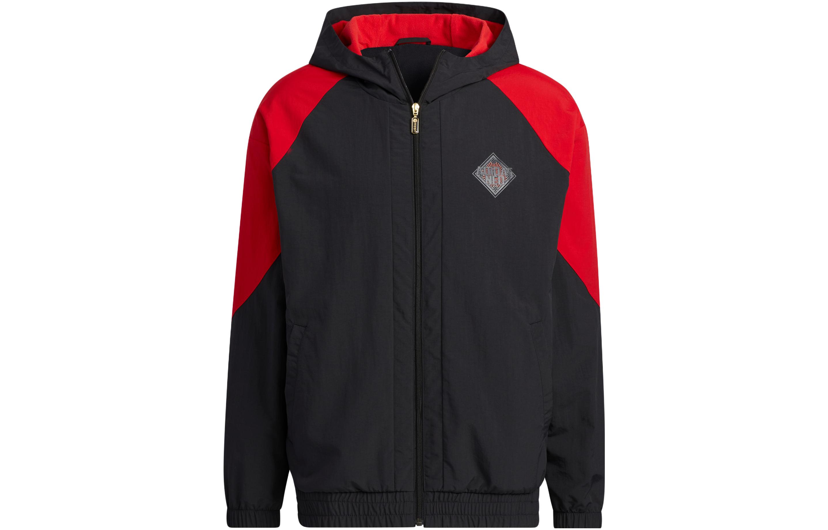 Adidas Jackets Unisex Black Hooded Thin Other IQ1578 XL